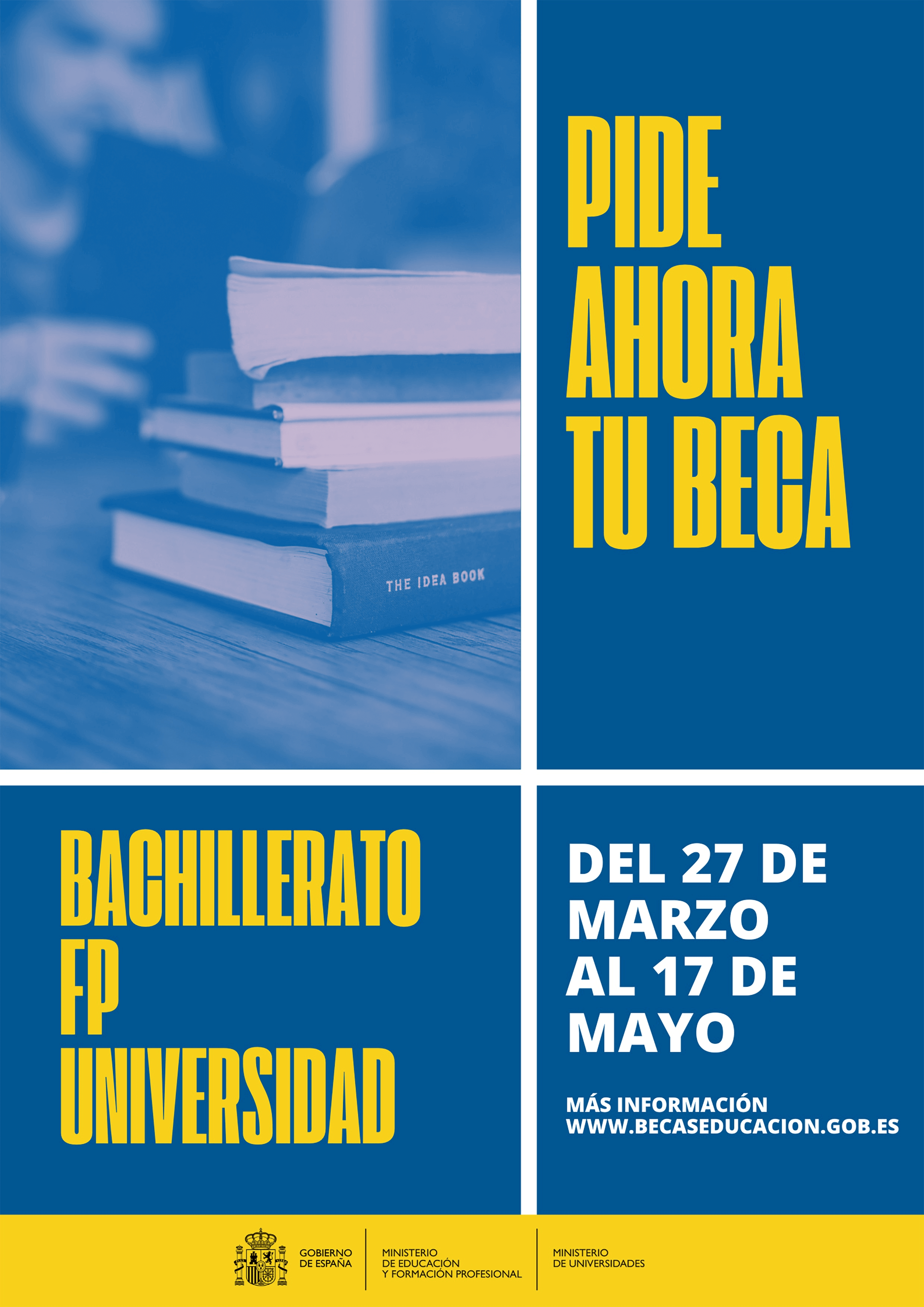 Cartel campaña becas Ministerio 23-24